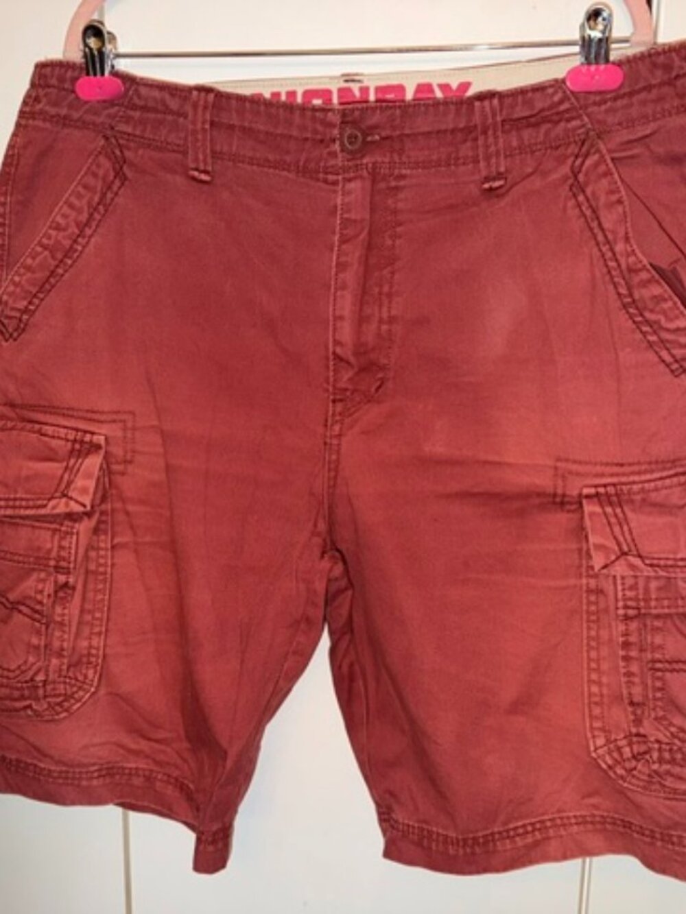 Unionbay shorts, burgundy, size 38, men